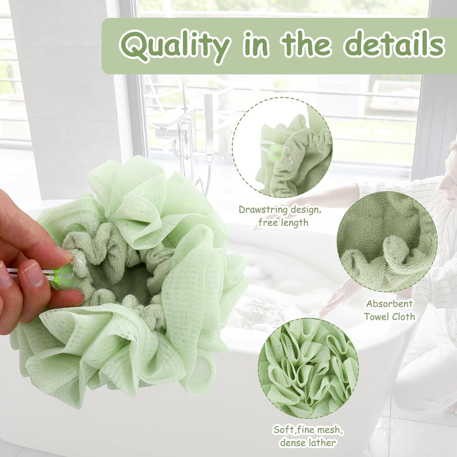 Looflet | 2-In-1 Bath Ball Towel Loofah